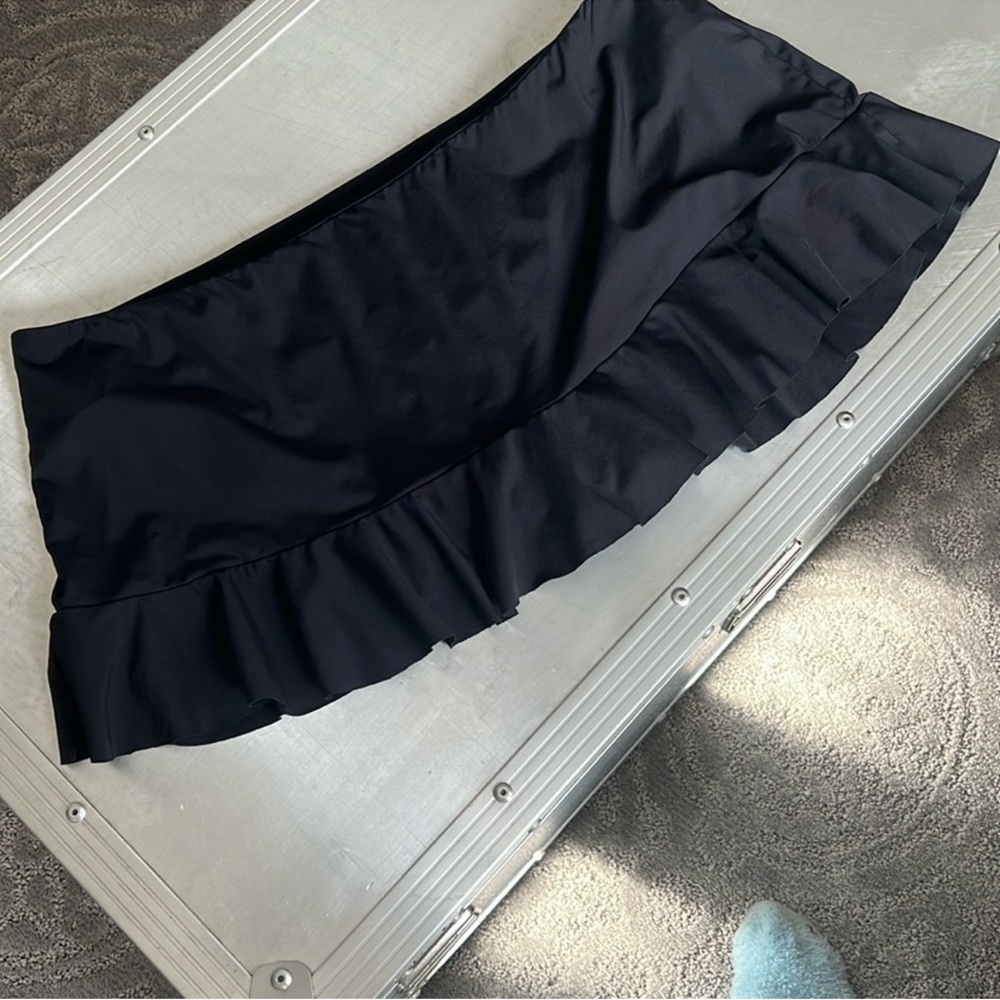 Bleu Rod Beattie Black Skirted Swim Bottom